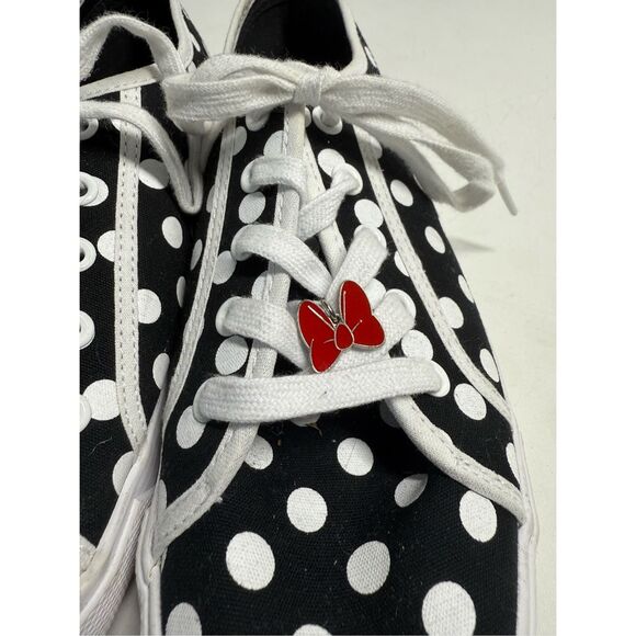 Disney Parks Minnie Mouse Polka Dot Canvas Sneakers Women’s Size 8 - Picture 3 of 14